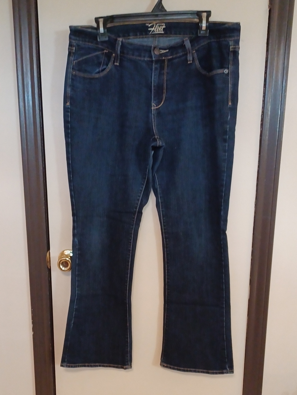 Old Navy The Flirt Dark Blue Boot Cut Jeans